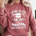 Proud Mom Of PhD Graduate Doctorate Graduation Comfort Colors Sweatshirt Crimson