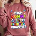 Proud MOMMY Of a 2025 Preschool Graduate Graduation Comfort Colors Sweatshirt Crimson