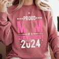PROUD MUM OF A Pre-K GRAD 2024 Pre-K Graduation 2024 Mom Comfort Colors Sweatshirt Crimson