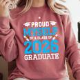 Proud Myself Of A Class Of 2026 Graduate Senior Graduation Comfort Colors Sweatshirt Crimson