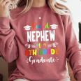 Proud NEPHEW Of A 8th Grade Graduate Graduation 2024 Class Comfort Colors Sweatshirt Crimson