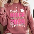 Proud Niece Of a Class Of 2026 Graduate For Graduation Comfort Colors Sweatshirt Crimson
