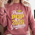 Proud Pop Of A 2026 Graduate Class Of 2026 Graduation Comfort Colors Sweatshirt Crimson
