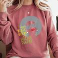 Proud Queen College Graduation Comfort Colors Sweatshirt Crimson