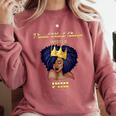 Proud Queen PhD Doctorate Degree Graduation T-Shirt Comfort Colors Sweatshirt Crimson