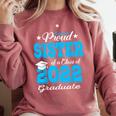 Proud Sister Of a 2022 Graduate Class Of 2022 Graduation 22 Comfort Colors Sweatshirt Crimson