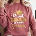 Proud Sister-In-Law Of Class 2025 Graduate Senior Graduation Comfort Colors Sweatshirt Crimson