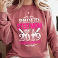 Proud Step Mom Of 2019 Graduate Class 2019 Tshirt Graduation Comfort Colors Sweatshirt Crimson