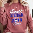 Proud STEPDAD Of A Class 2019 Senior Tshirt Graduation Comfort Colors Sweatshirt Crimson