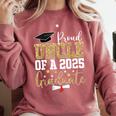 Proud Uncle Of A 2025 Graduate Uncle Graduation 2025 Comfort Colors Sweatshirt Crimson