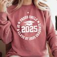 Proud Uncle Of a Class Of 2025 Graduate Graduation 2025 Comfort Colors Sweatshirt Crimson