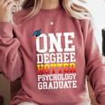 Psychology Graduation Shirt Hotter By One Degree University Comfort Colors Sweatshirt Crimson