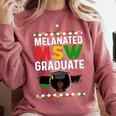Queen MSW Social Work Grads Masters Graduation Comfort Colors Sweatshirt Crimson