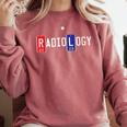 Radiology Tech X-Ray Markers 2020 Graduation Comfort Colors Sweatshirt Crimson