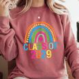 Rainbow Senior 2029 Shirt Class Of 2029 Cute Graduation Comfort Colors Sweatshirt Crimson