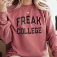 Retro Anti Social FREAK COLLEGE Introvert Stay Away From Me Comfort Colors Sweatshirt Crimson Retro Anti Social FREAK COLLEGE Introvert Stay Away From Me Comfort Colors Sweatshirt Crimson