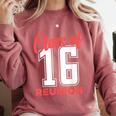 Reunion 2016 Class Of 2016 Matching Graduation High School Comfort Colors Sweatshirt Crimson