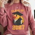 Rubber Duck Class Of 2027 Senior 2027 Graduation Year Senior Comfort Colors Sweatshirt Crimson