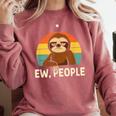 Sarcastic Sloth Introvert Anti Social Comfort Colors Sweatshirt Crimson Sarcastic Sloth Introvert Anti Social Comfort Colors Sweatshirt Crimson