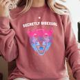 Secretly Bisexual Bi Introvert Bi Pride Antisocial LGBTQ Comfort Colors Sweatshirt Crimson Secretly Bisexual Bi Introvert Bi Pride Antisocial LGBTQ Comfort Colors Sweatshirt Crimson