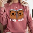 Seminary Grad Graduation Bible Theology Nerd Premium Comfort Colors Sweatshirt Crimson