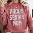 SEN18R Mom Shirt Senior Grad 2018 Graduation Party T-Shirt Comfort Colors Sweatshirt Crimson