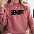 SEN19R Senior 2019 High School Graduation Party T-Shirt Comfort Colors Sweatshirt Crimson