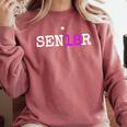 Senior 2018 TShirt Graduation Class Of 2018 Tee Shirt Comfort Colors Sweatshirt Crimson