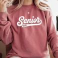 Senior 2019 Class Of 2019 Graduation For Her Him Comfort Colors Sweatshirt Crimson