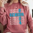 Senior 2024 Graduation Class Of 2024 Senior Boys Girls Comfort Colors Sweatshirt Crimson
