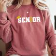 Senior 2025 Graduation 2025 Class Senior 2025 Grad Comfort Colors Sweatshirt Crimson