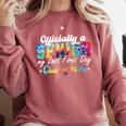 Senior 2025 Graduation My Last First Day Of Class Of 2025 Comfort Colors Sweatshirt Crimson