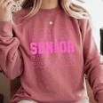 Senior 2026 Class Of 2026 Boys Girls Matching Graduation Comfort Colors Sweatshirt Crimson
