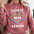 Senior 2026 Class Of 2026 Seniors Graduation 2026 Senior Comfort Colors Sweatshirt Crimson