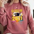 Senior 31 Class Of 2031 Back To School Graduation 2031 Comfort Colors Sweatshirt Crimson