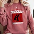 SENIOR CITIZENS DAY Don't Forget My DISCOUNT Graduation Day Comfort Colors Sweatshirt Crimson