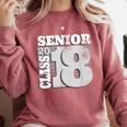 Senior Class Of 2018 T Shirt High School Graduation Comfort Colors Sweatshirt Crimson
