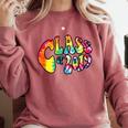 Senior Class Of 2019 Boho Tie Dye Graduation Comfort Colors Sweatshirt Crimson