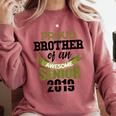 Senior Class Of 2019 Tshirt Graduation Awesome Brother Comfort Colors Sweatshirt Crimson