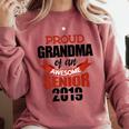 Senior Class Of 2019 Tshirt Graduation Awesome Grandma Comfort Colors Sweatshirt Crimson