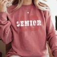 Senior Class Of 2019 Graduation Graduate School Comfort Colors Sweatshirt Crimson