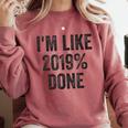 Senior Class 2019 Shirt High School College Graduation Comfort Colors Sweatshirt Crimson