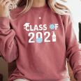 Senior Class Of 2021 Grad Shirt 2021 Graduation Comfort Colors Sweatshirt Crimson