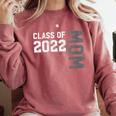 Senior Class Of 2022 Mom Graduation Comfort Colors Sweatshirt Crimson