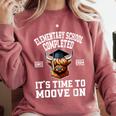 Senior Class Of 2024 Elementary School Graduation Comfort Colors Sweatshirt Crimson
