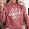 Senior Class Of 2026 Graduation 2026 Senior 2026 Comfort Colors Sweatshirt Crimson