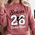 Senior Dance Mom Class Of 2026 Dancer Daughter Graduation Comfort Colors Sweatshirt Crimson