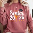 Senior Dancer 2026 Graduation Dance Senior 2026 Comfort Colors Sweatshirt Crimson
