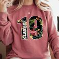 Senior Floral Class Of 2019 Shirt Graduation Idea Comfort Colors Sweatshirt Crimson