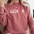 Senior Grad Shirt-Senior Class Of 2019 Graduation Shirt Comfort Colors Sweatshirt Crimson